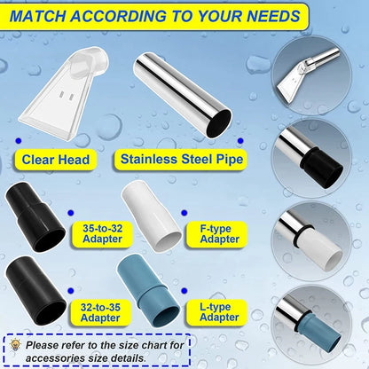 Extractor Hand Wand with Clear Head for Upholstery