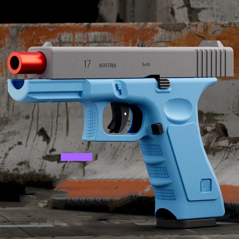 مسدس رصاص ناعم مزود بخاصية الارتداد، وطلقة واحدة، وإمكانية إخراج القذائف، ومسدس، ولعبة الرماية الرياضية الخارجية
