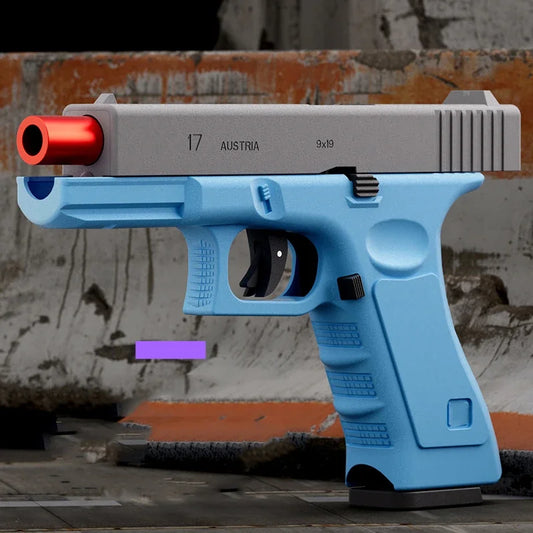 Pistol Gun Soft Bullet Gun With Blowback, Single