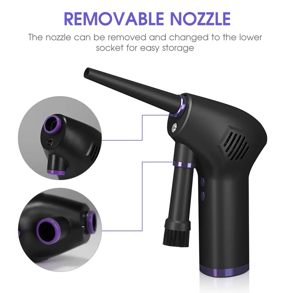 Wireless Air Duster USB Dust Blower Handheld Dust