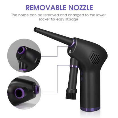 Wireless Air Duster USB Dust Blower Handheld Dust