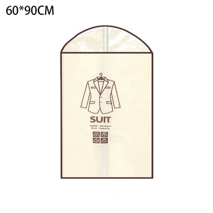 Hanging Clothes Cover with Zipper Suit Coat Outer