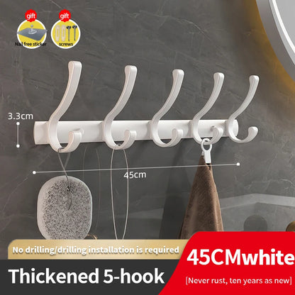 YUNJIEYA Black/White/Gun Grey Door hooks Clothes