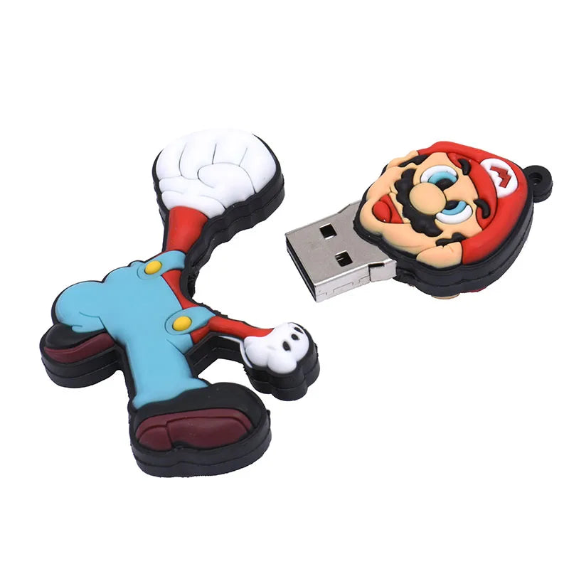 Super Cute Cartoon USB 2.0 Flash Drive 128GB 64GB