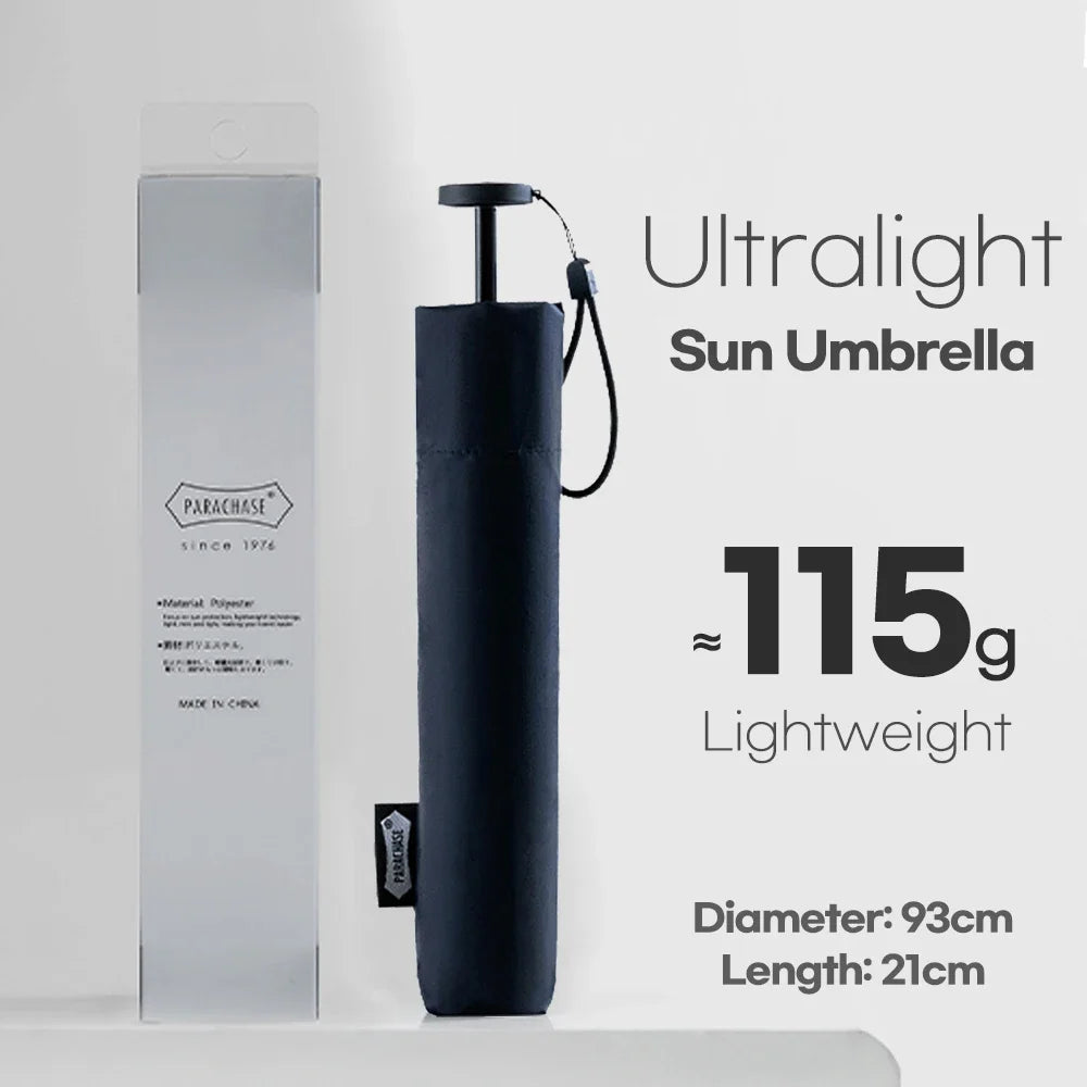 Parachase Pencil Folding UV Umbrella Carbon Fiber