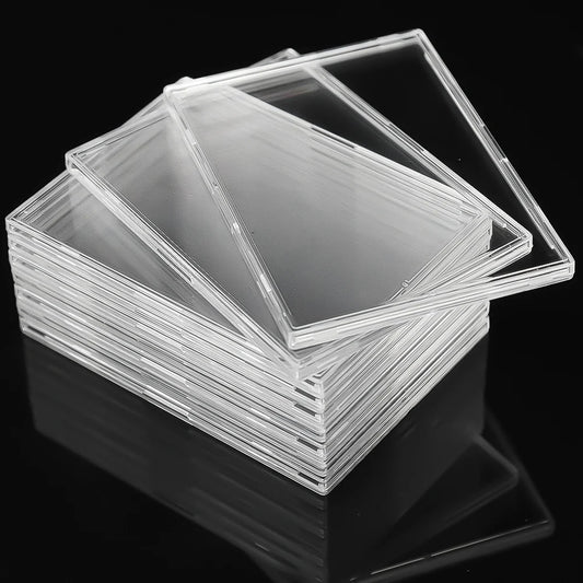 Clear Acrylic Card Holder Snap Type Gaming Sports