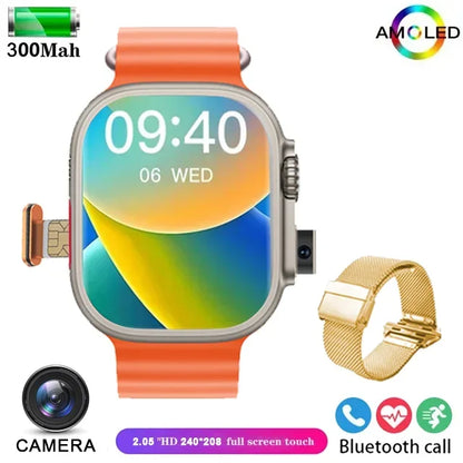 2025 New 4G SmartWatch SIM Card GPS WIFI Video Call IP68 Waterproof Smartwatch Camera Monitor Tracker Location Phone Smartwatch - MyLootWare