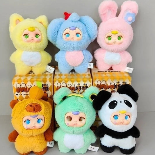 New Authentic Mm Milk Candy Animal Plush Keychain