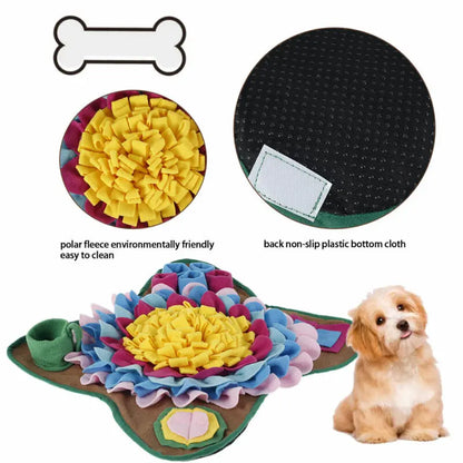 Pet Dog Snuffle Mat Nose Smell Training Sniffing