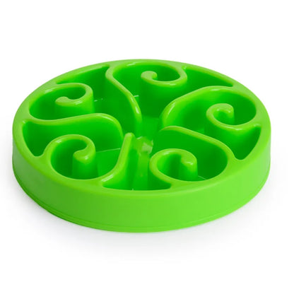 Pet Dog Slow Feeder Bowl Fun Non Slip Anti-Gulping