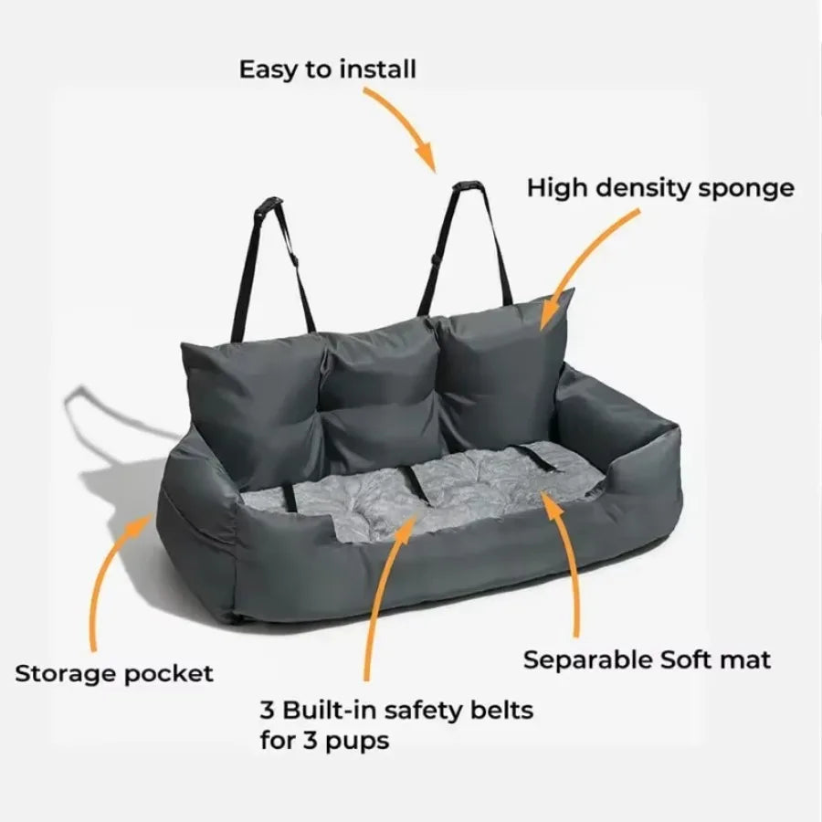 Large Dog Travel Carrier Car Seat Hammock Bag