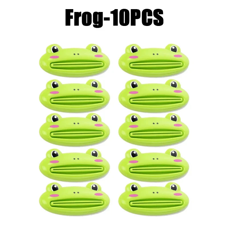 Cartoon Animal Toothpaste Squeezer Easy Use For Children Dispenser Kitchen Gadget Useful Home Tools Bathroom Plastic Tooth Paste - MyLootWare