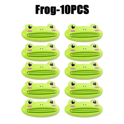 Cartoon Animal Toothpaste Squeezer Easy Use For Children Dispenser Kitchen Gadget Useful Home Tools Bathroom Plastic Tooth Paste - MyLootWare