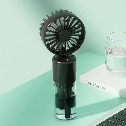 Mini Water Fan Spray Mist Fan Summer Portable
