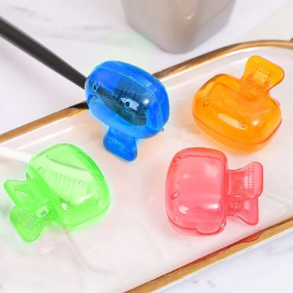 Portable Travel Toothbrush Head Protective Caps