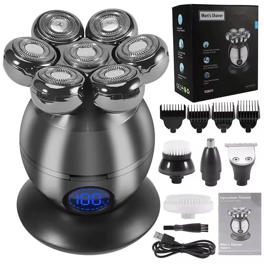 Men Grooming Kit Wet Dry Electric Shaver Beard