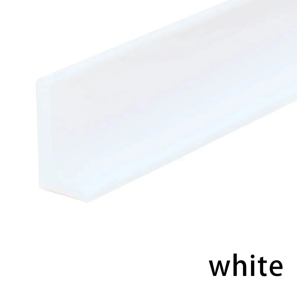 50-600cm Bathroom Water Stopper Retention Water Barrier Strip Shower Dam Flood Barrier Dry And Wet Separation Blocker Seal Strip - MyLootWare