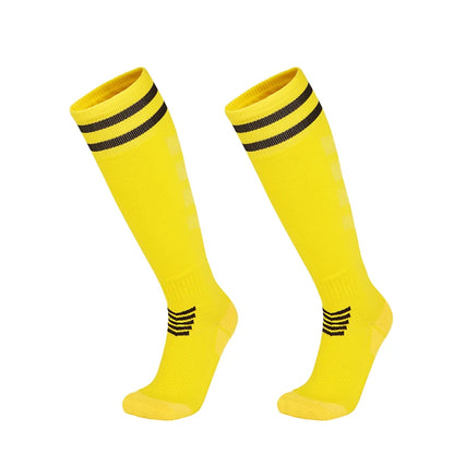 Towel Bottom Soccer Socks Breathable Knee High
