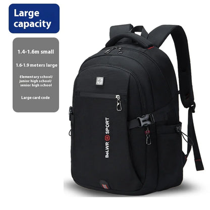 Backpack Primary School Middle School Students High School Bags Large Capacity Ultra-light Load Reduction Outdoor Travel Busines - MyLootWare
