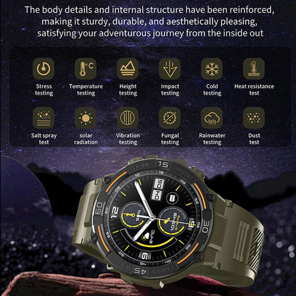 Smartwatch Military Men 360*360 HD Screen