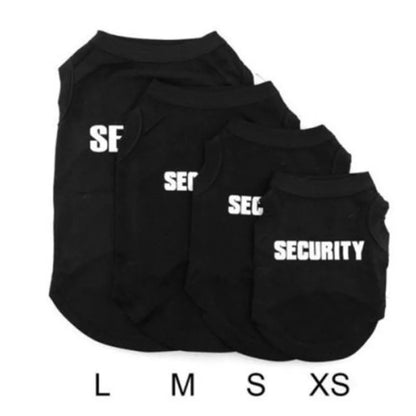 UBBT Security Dog Vest Summer Dog Clothes XS-L