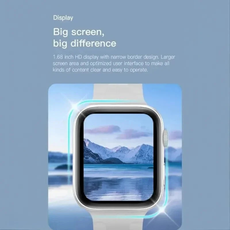 2025 New Smartwatch For Men Android IOS Phone 1.73" Screen Bluetooth Call Blood Oxygen Pressure Monitoring Smart Watch Women - MyLootWare