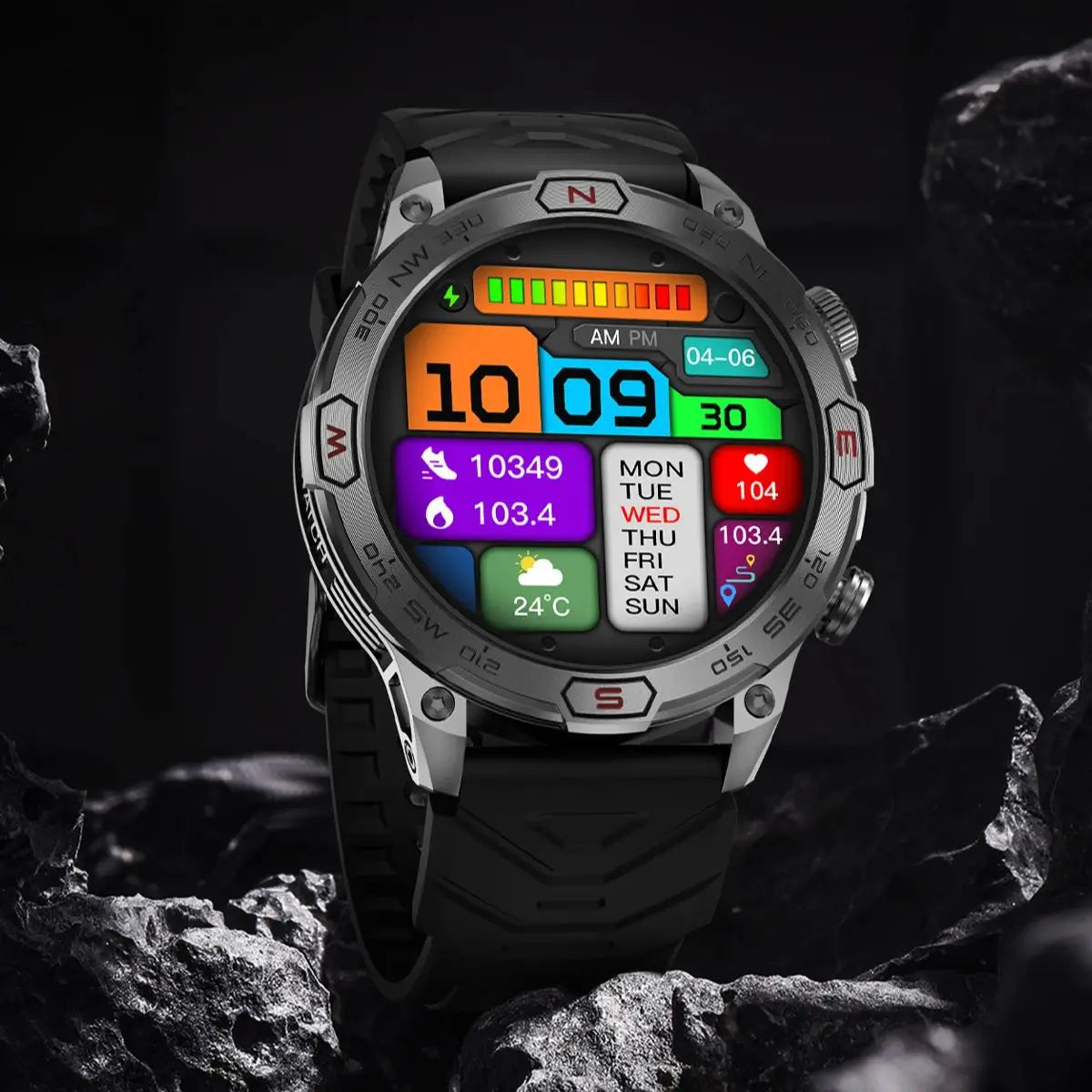 New 1.43-inch smartwatch ECG+PPG all-weather heart