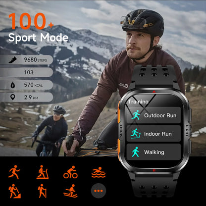 Smartwatch for men 2.01 "high-definition 240*296