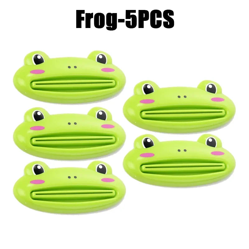 Cartoon Animal Toothpaste Squeezer Easy Use For Children Dispenser Kitchen Gadget Useful Home Tools Bathroom Plastic Tooth Paste - MyLootWare