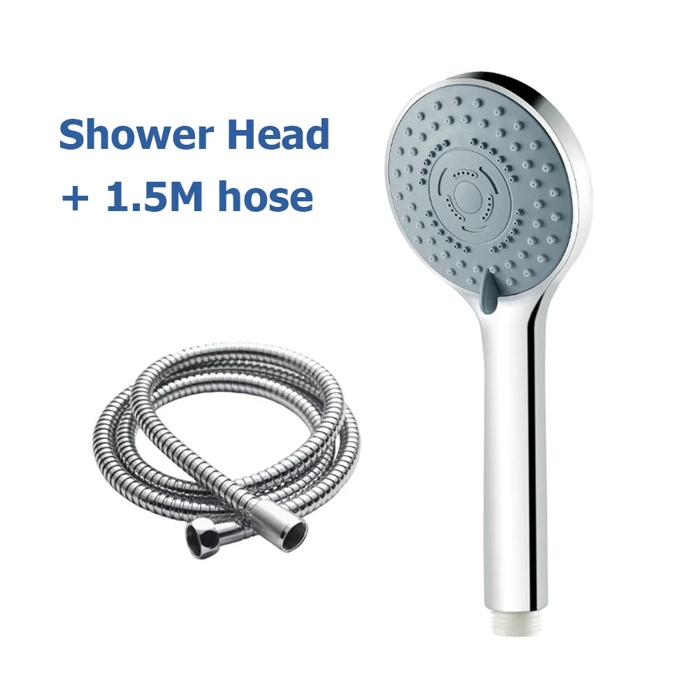 Bathroom Sink Faucet Head of A Shower High Pressure 5 Modes Adjustable Handheld Bath Sprayer Nozzle Shower Head Hose Accessories - MyLootWare