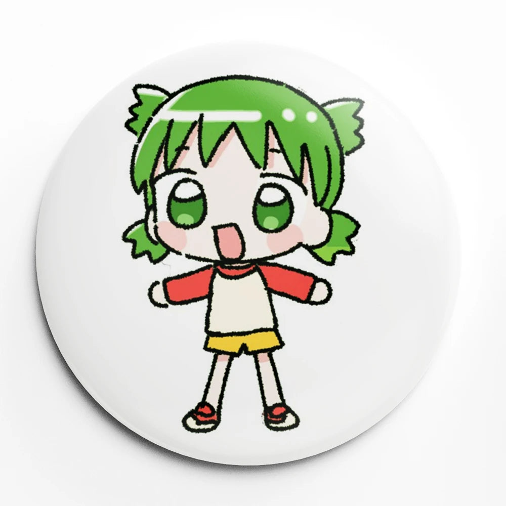 Yotsuba Anime Cartoon Soft Button Lapel Anime Pin