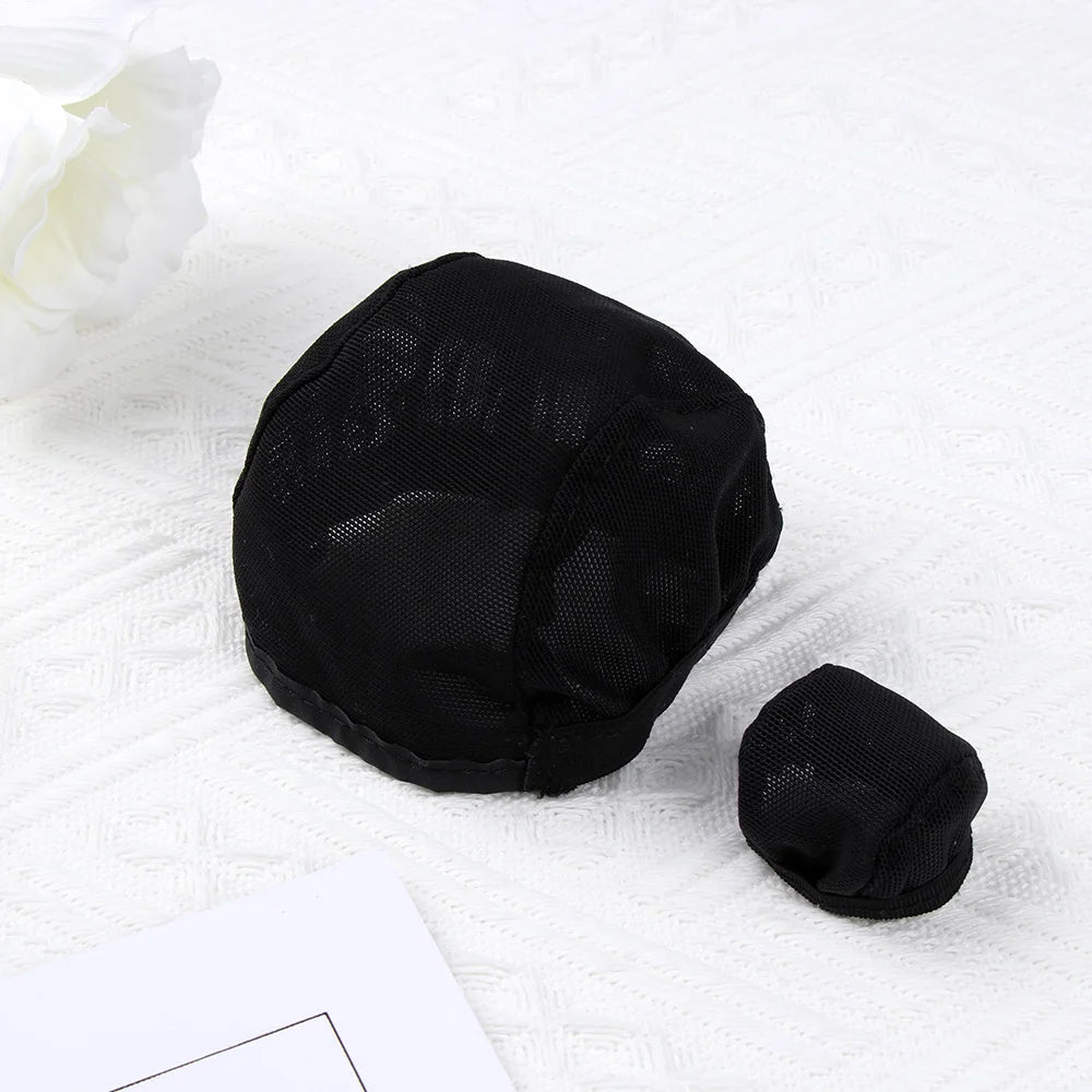 1/3 1/4 1/6 Doll Fixed Hair Non-slip Hat Cap Black/Beige Hairnet Net Head Headgear Doll DIY Accessory Multi-sizes DIY Wig Toy - MyLootWare