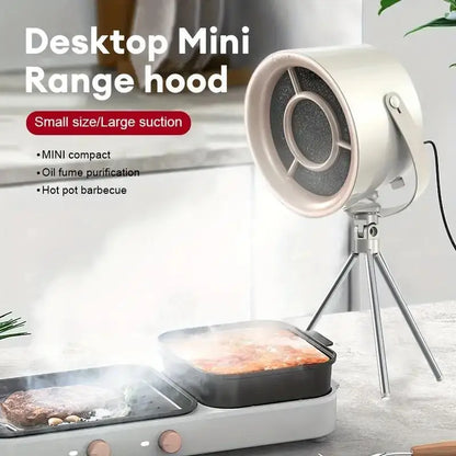 New USB Desktop Mini Range Hoods Portable Exhaust