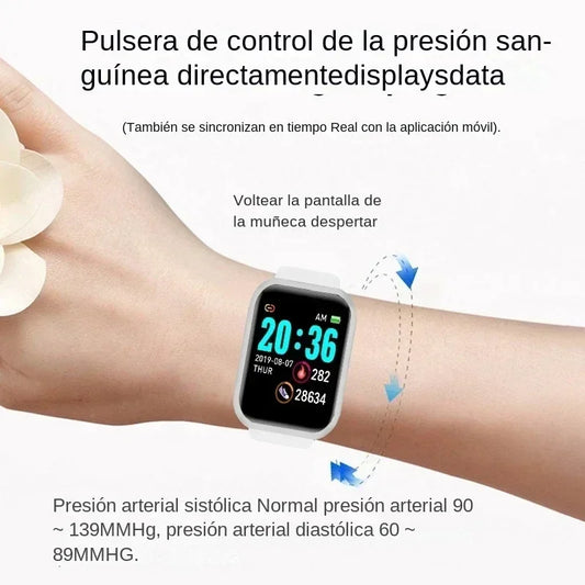 Smartwatch Y68 w/ Color Screen: Activity Tracker,