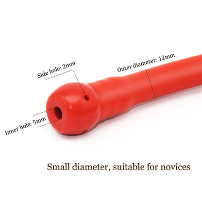 منظف خرطوم بيديه محمول وناعم من السيليكون لتنظيف فوهة الحقنة الشرجية الشخصية، أنبوب 50/100/150/200 سم