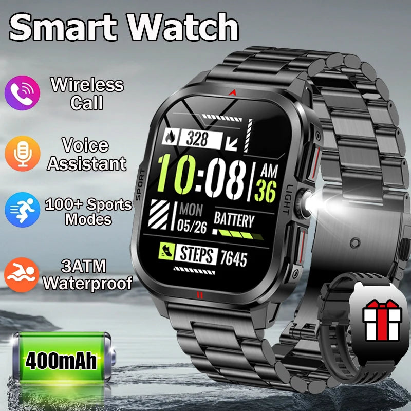 Smartwatch for men 2.01 "high-definition 240*296