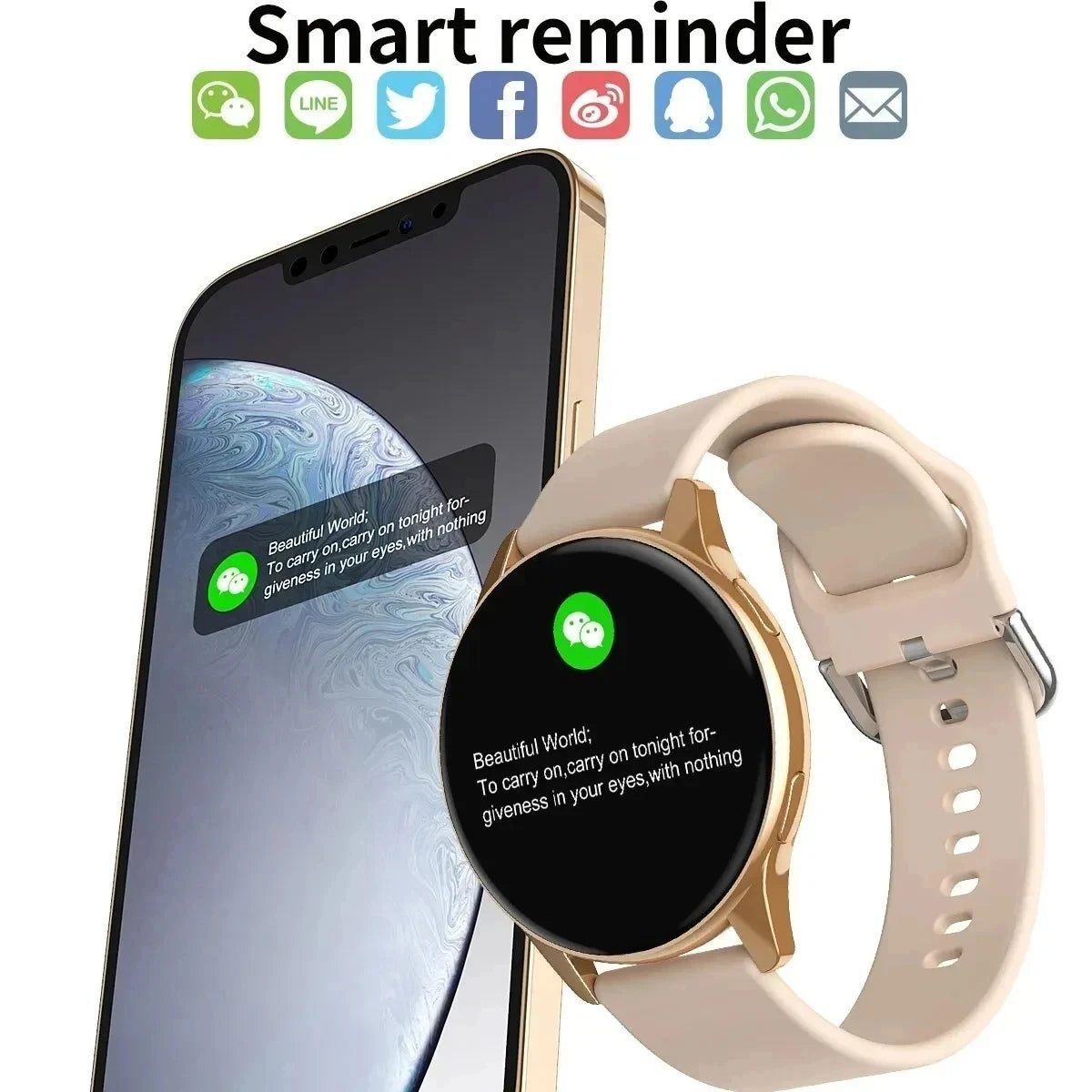 LIGE New Smart Watch 2025 Wireless Charging