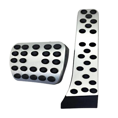 2pcs Aluminum Car Pedals Foot Brake Accelerator Gas Pedal Pad Cover for Mercedes-Benz C CLS E GLK SLK W205 W212 W222 - MyLootWare