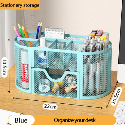 Large Capacity Metal Pen and Pencil Organizer