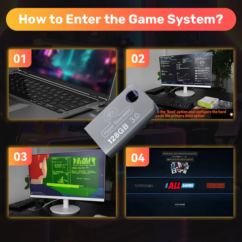 Gaming Stick With 43000+ Games For