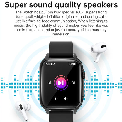 1.96" Smartwatch with Calling & 100+ Sports Modes - MyLootWare