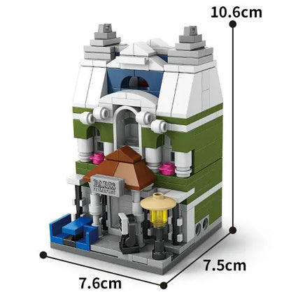 House Building Blocks Mini City Store Street View