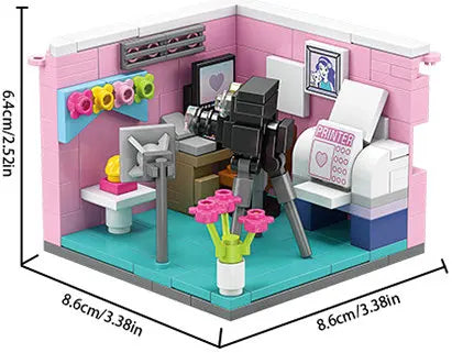 House Building Blocks Mini City Store Street View