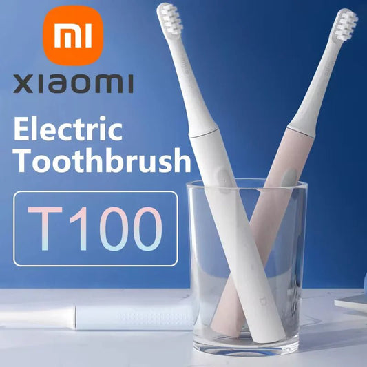 XIAOMI Mijia T100 Sonic Electric Toothbrush Mi Smart Waterproof Tooth Head Brush IPX7 Rechargeable USB for Teeth Brush Whitening - MyLootWare