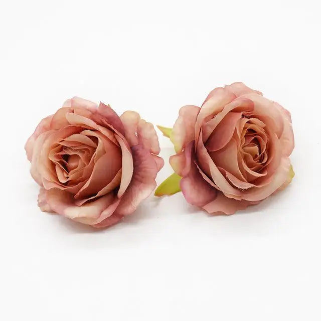 5/10 PCS Artificial Flower Silk Rose For Christmas Home garden Garlands Wall Party Wedding bridal bouquet Diy gift box Hot sales - MyLootWare