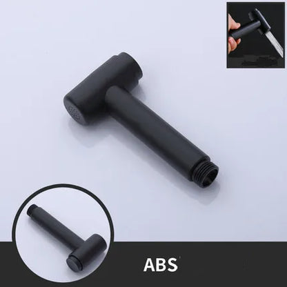 Hand-held Shower Head Water Saving Black Bathroom