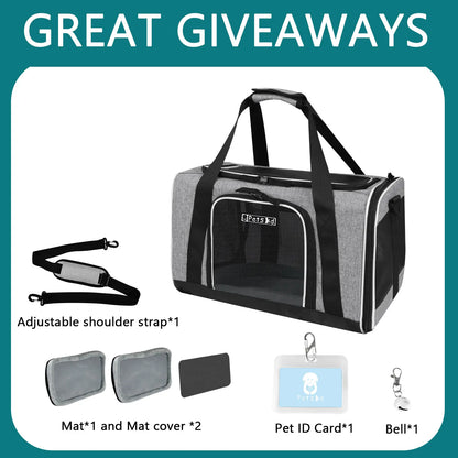 Soft Pet Carriers Portable Breathable Foldable Bag