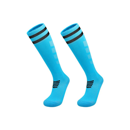 Towel Bottom Soccer Socks Breathable Knee High
