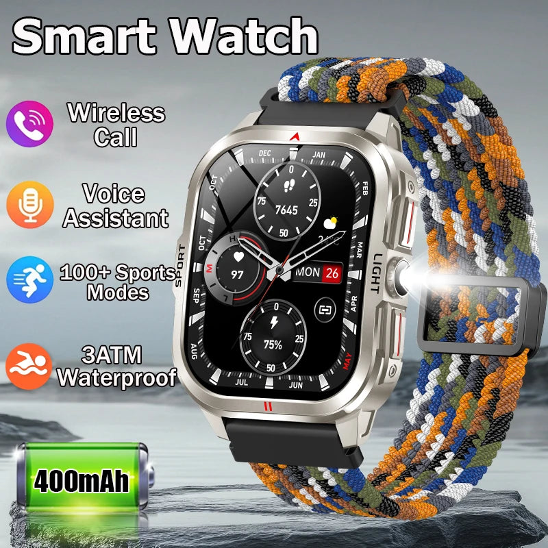 Smartwatch for men 2.01 "high-definition 240*296
