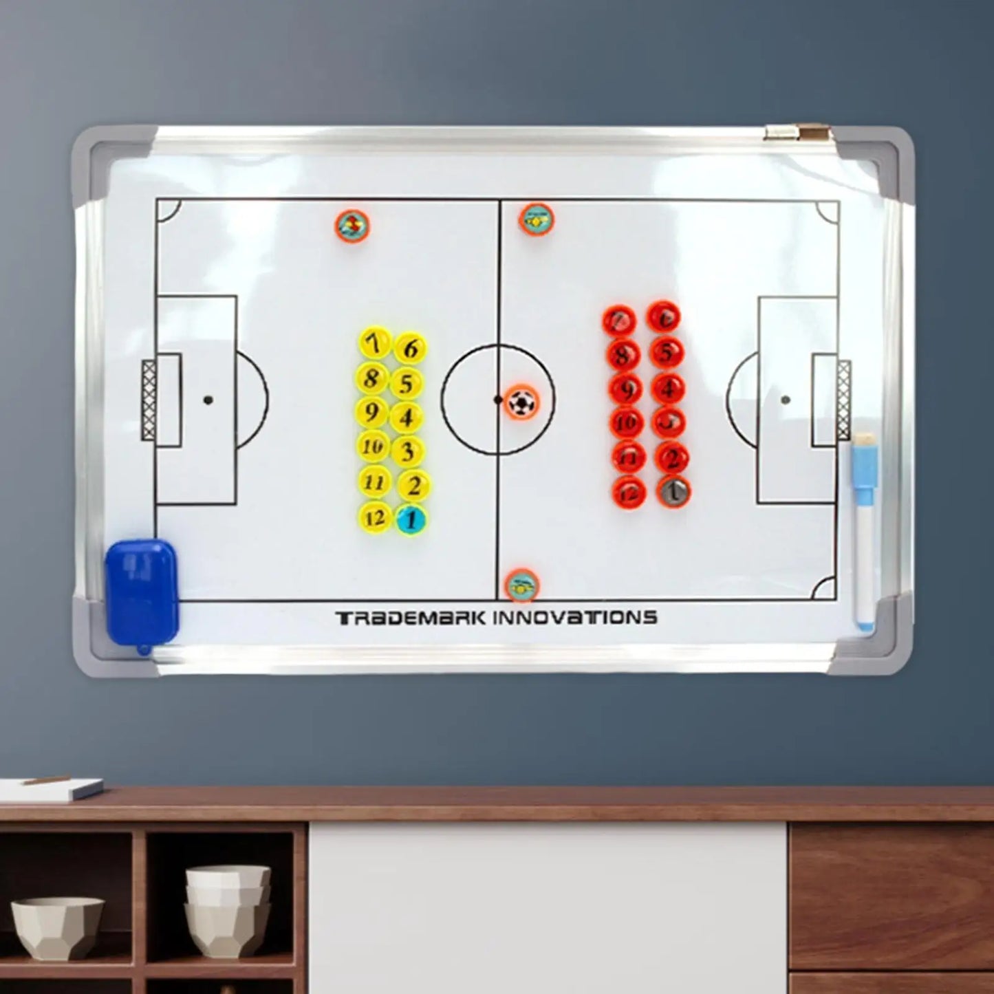Soccer Coaches Board Game Plan Demonstration